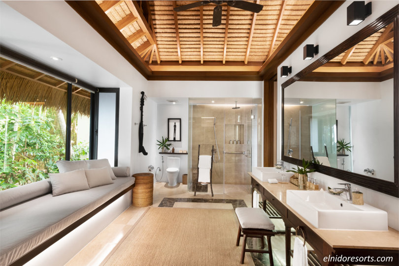 Luxury Beachfront Villa on Pangulasian Island Resort, El Nido Villa 1013