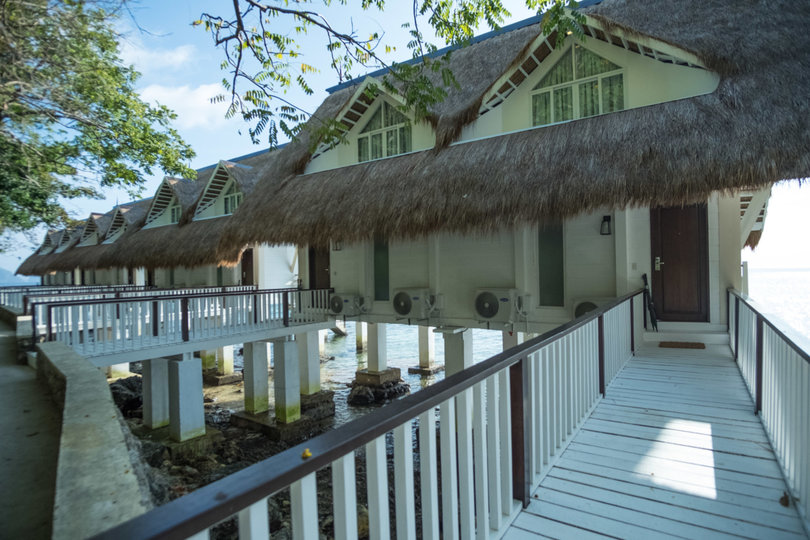 Beautiful 5 Star Loft Water Cottage with Sea Views on Apulit Island Resort, El Nido Cottage 1002