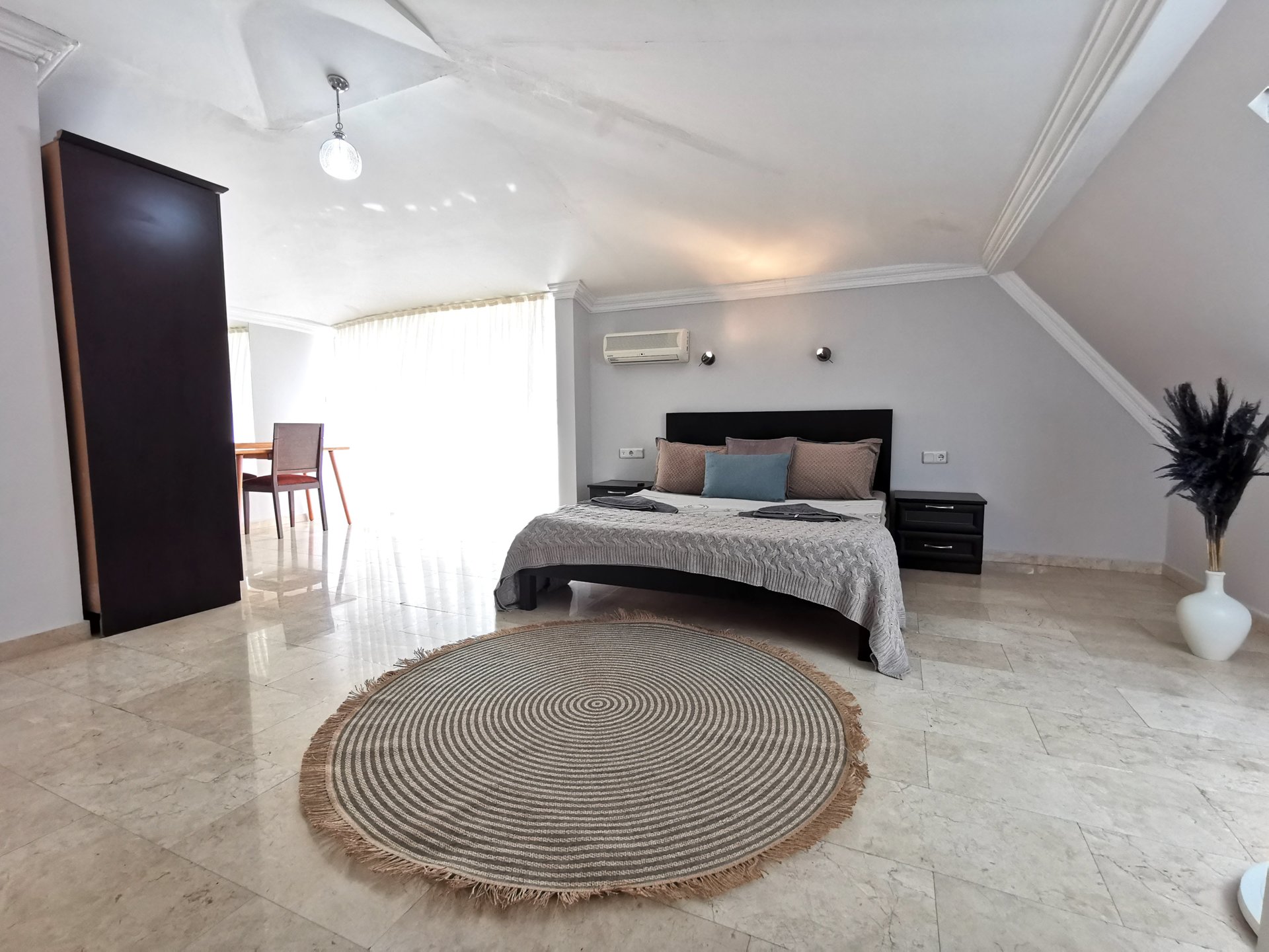 Penthouse bedroom