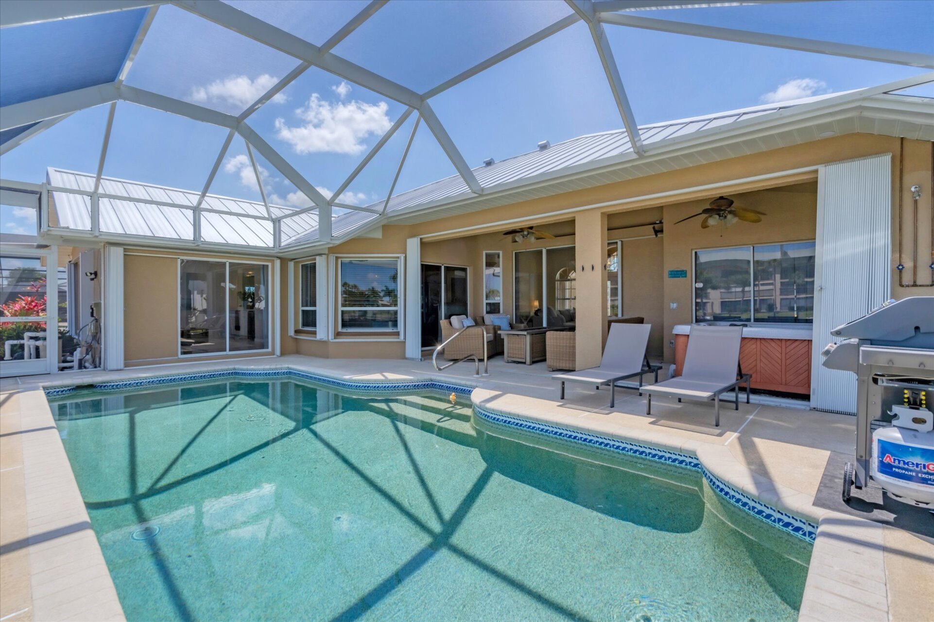 Sparkling pool