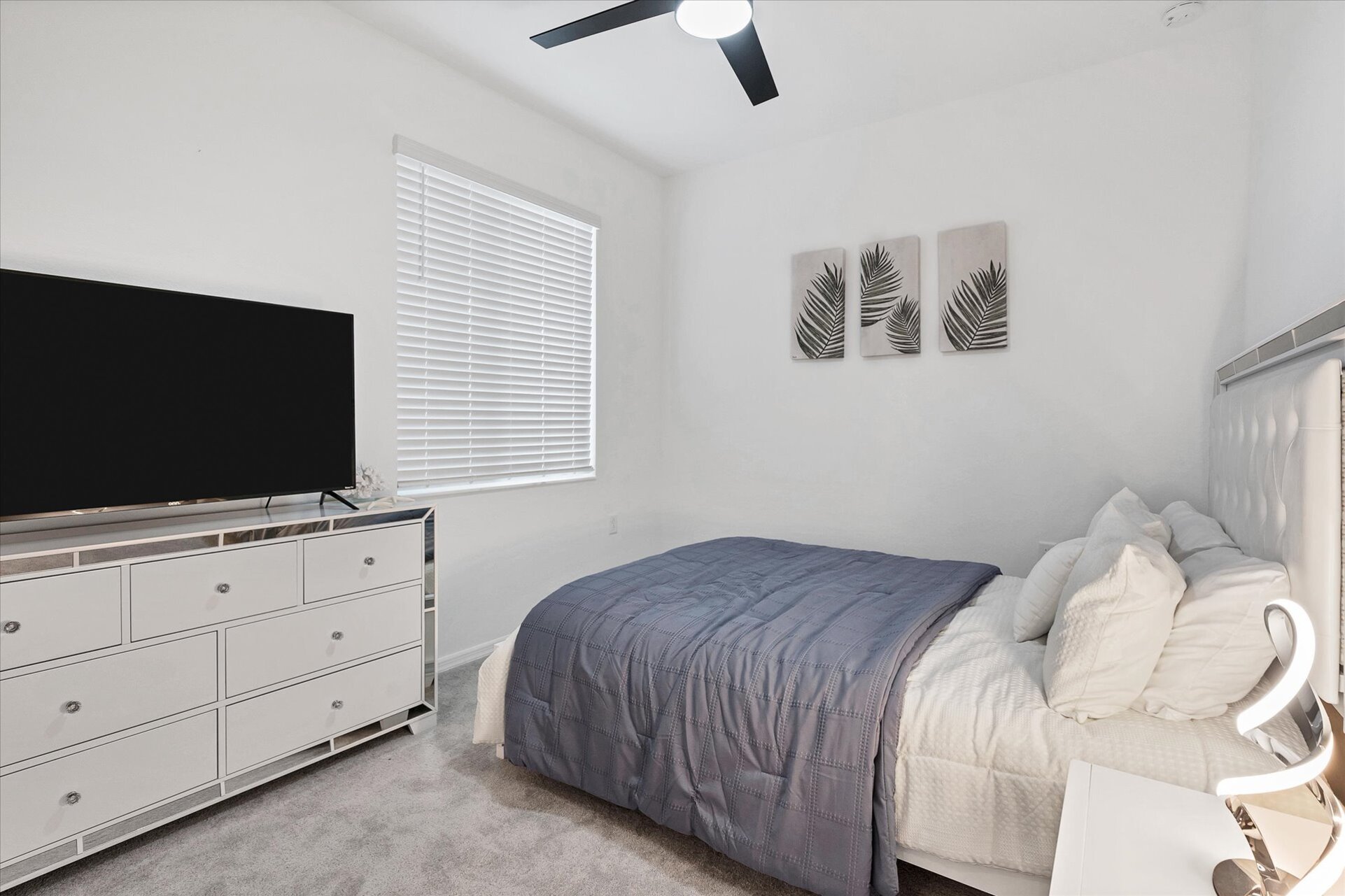 Guest Bedroom With 50" smart TV