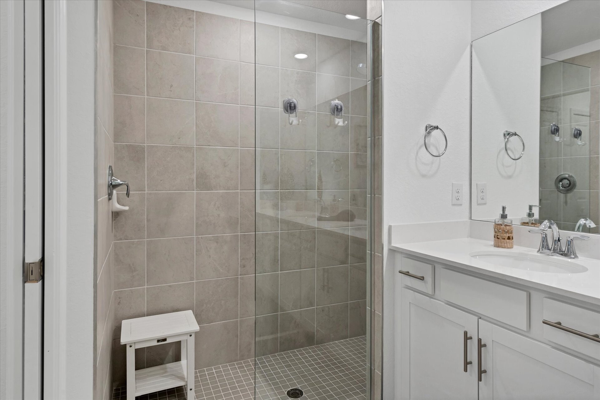 Ensuite includes walk-in shower and double vanities