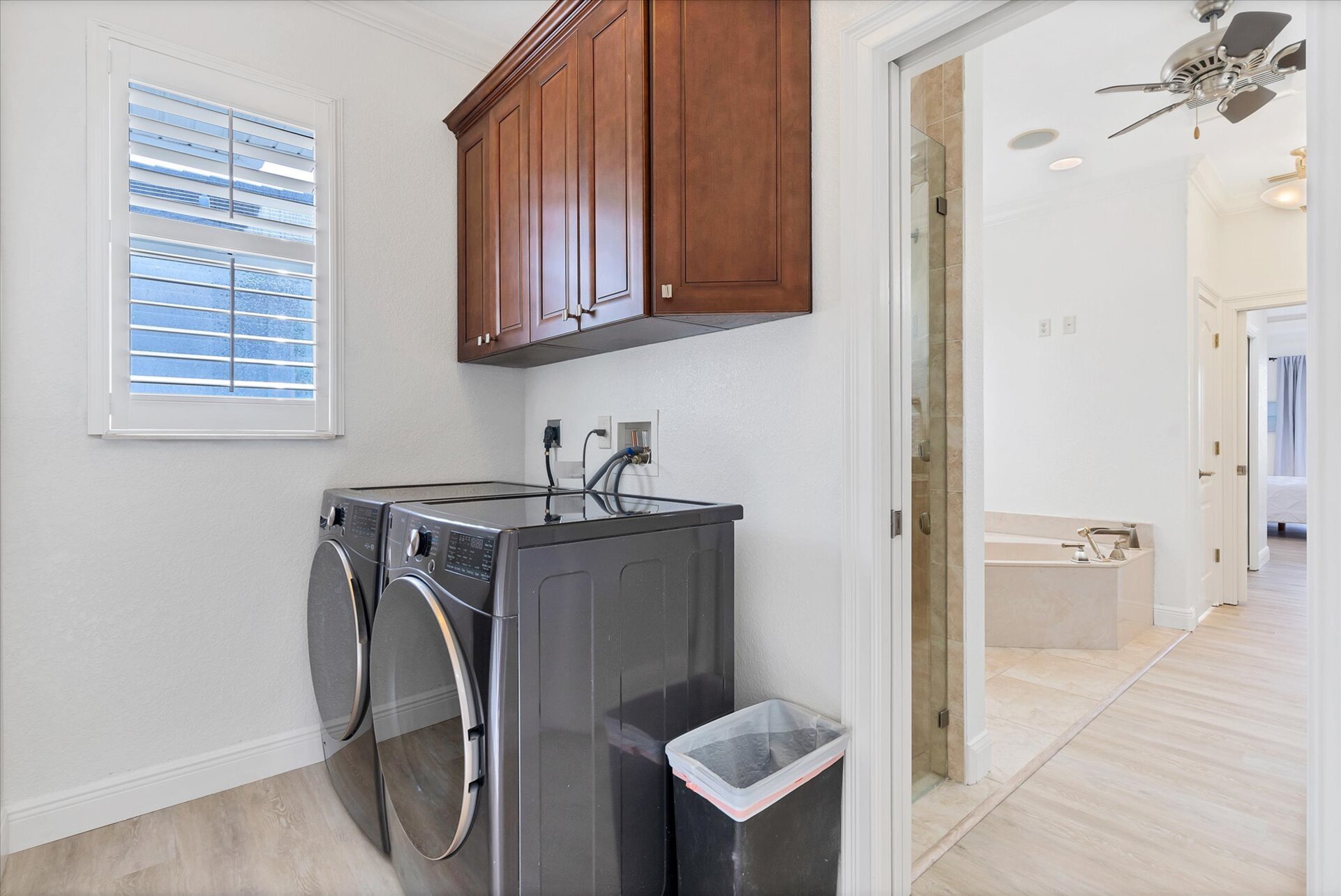 Full-size washer and dryer