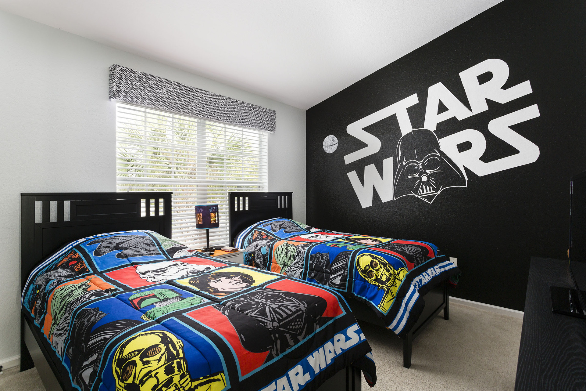 Kids will love having their own custom galactic bedroom!