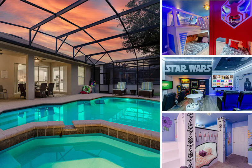 Charming Orlando Villa with 5 Bedrooms,6499, Kissimmee, United States