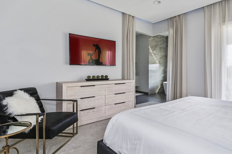 Relax and watch TV from your comfortable bed on your own SMART TV