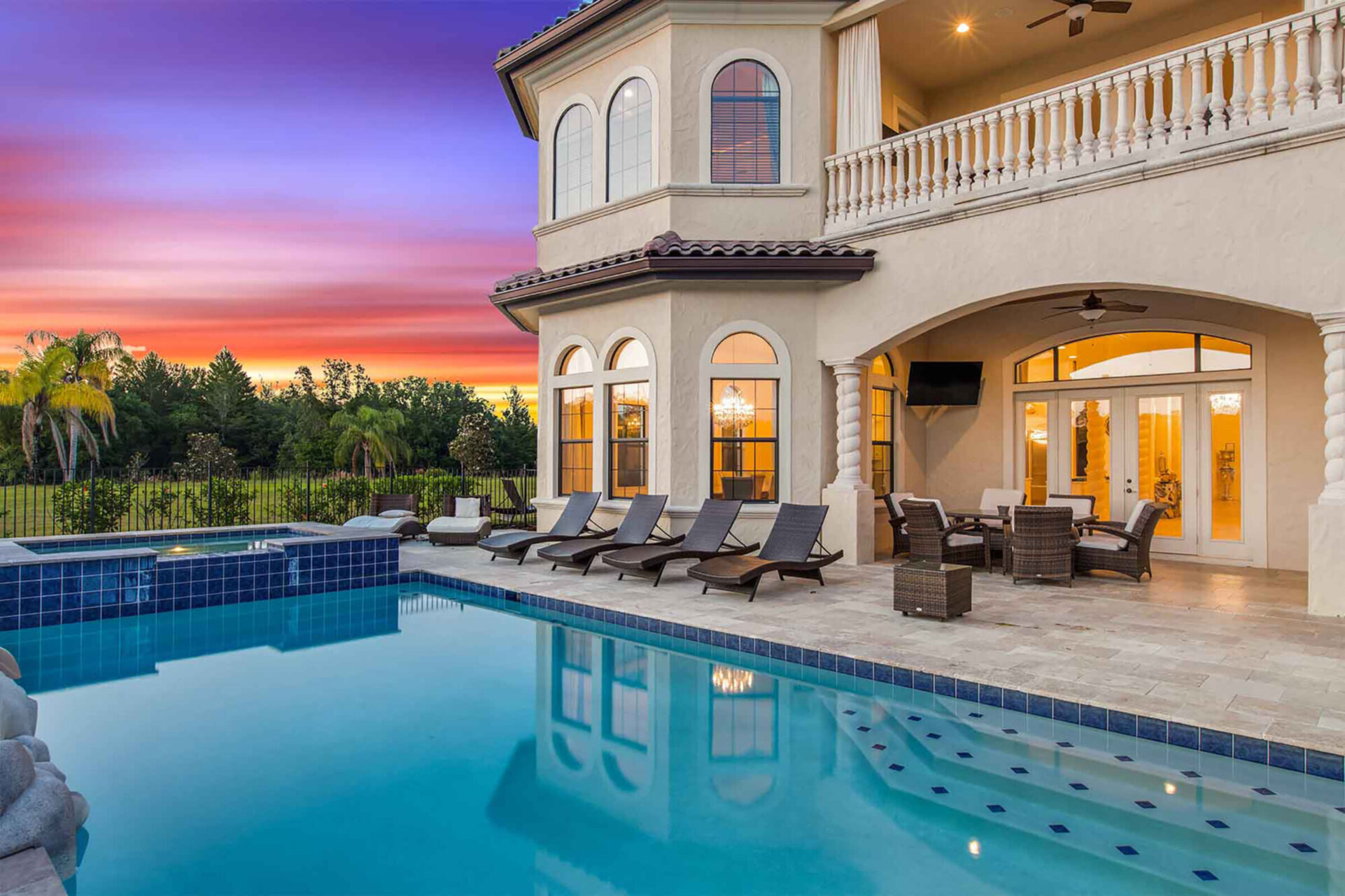 Enjoy the beautiful Florida sunsets throughout your vacation