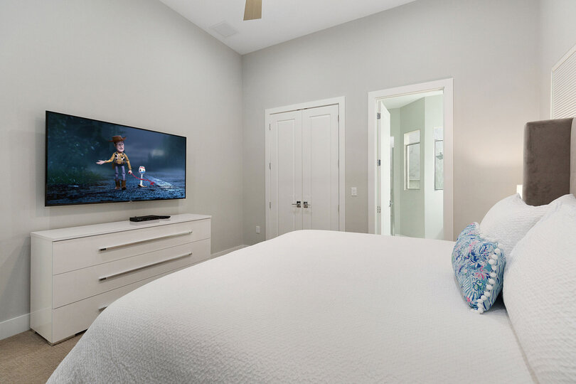 Fall asleep to a movie on the TV