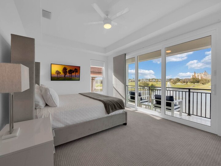 Enjoy your morning coffee while you watch the sun rise on the private balcony