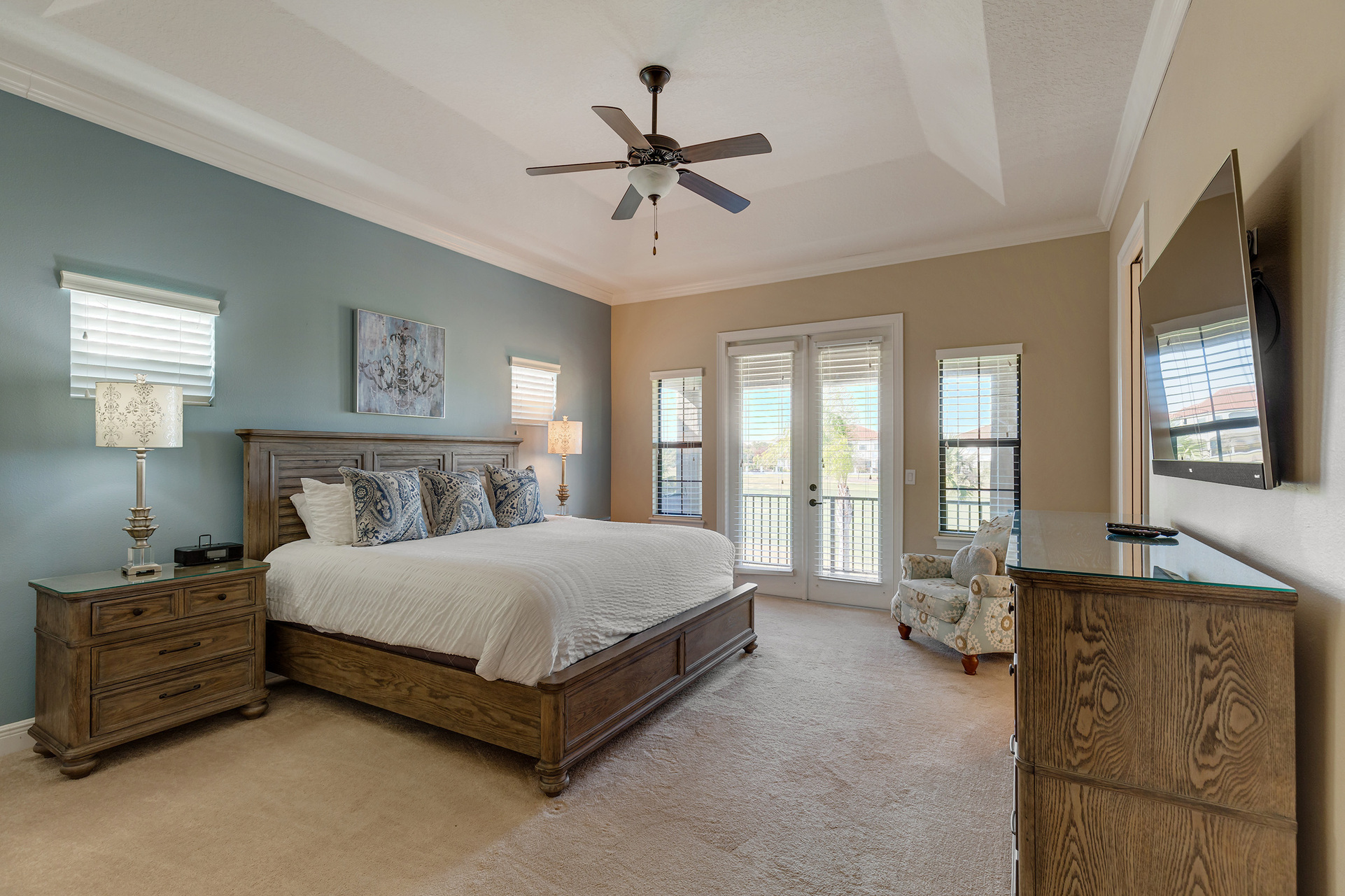 Ultimate comfort in the second-floor master suite