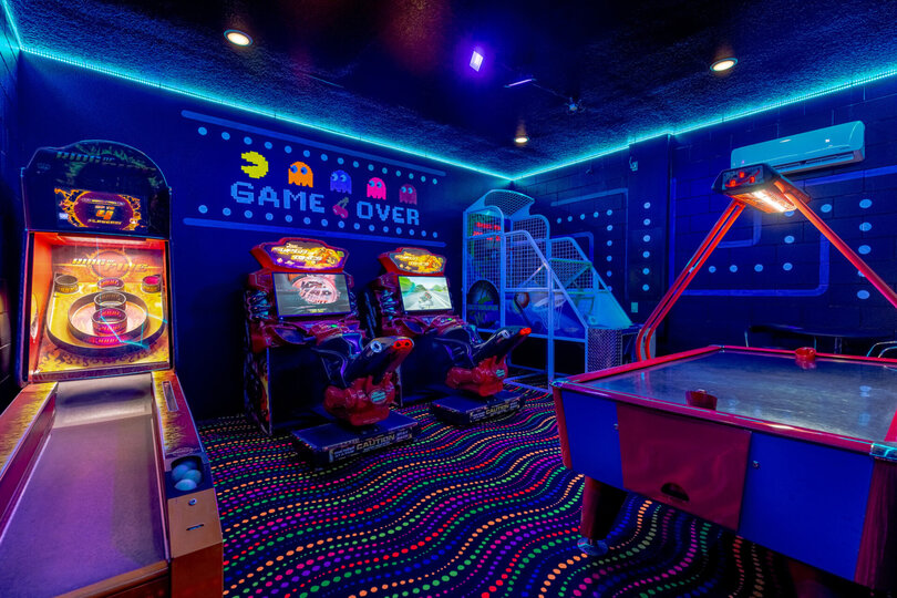 Get lost in hours of fun in the Classic Arcade Room