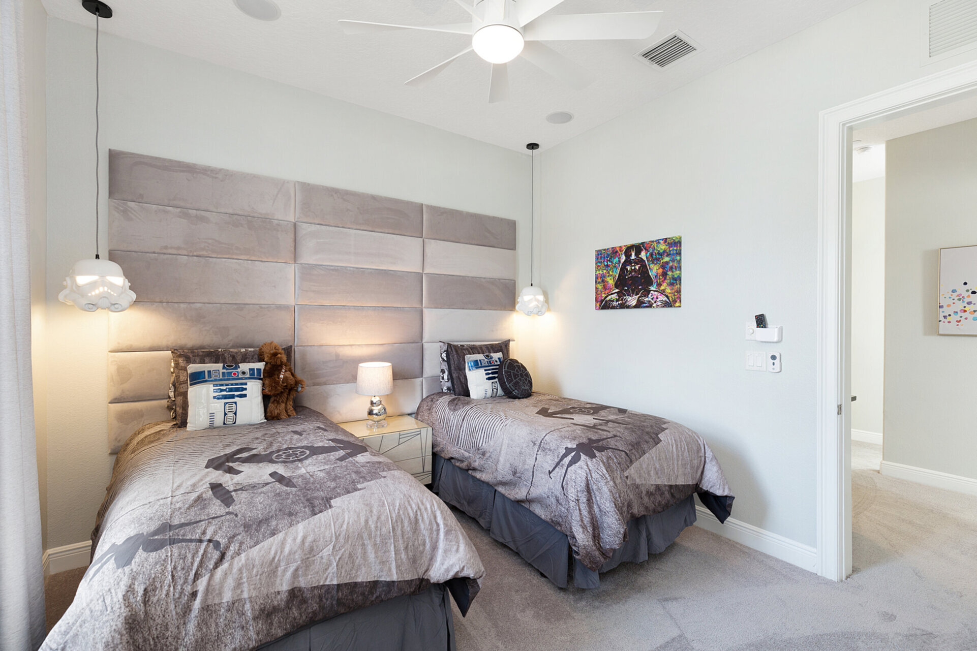 Featuring two cozy twin beds