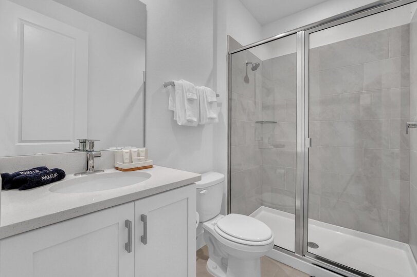 En-suite with walk-in shower