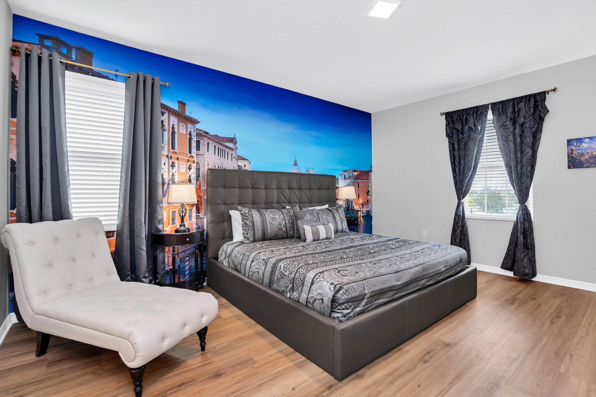 Venice King master suite on the second floor.
