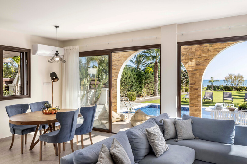 5 Star Villa Ayia Napa Ionion Seafront - Luxury Beachfront Escape