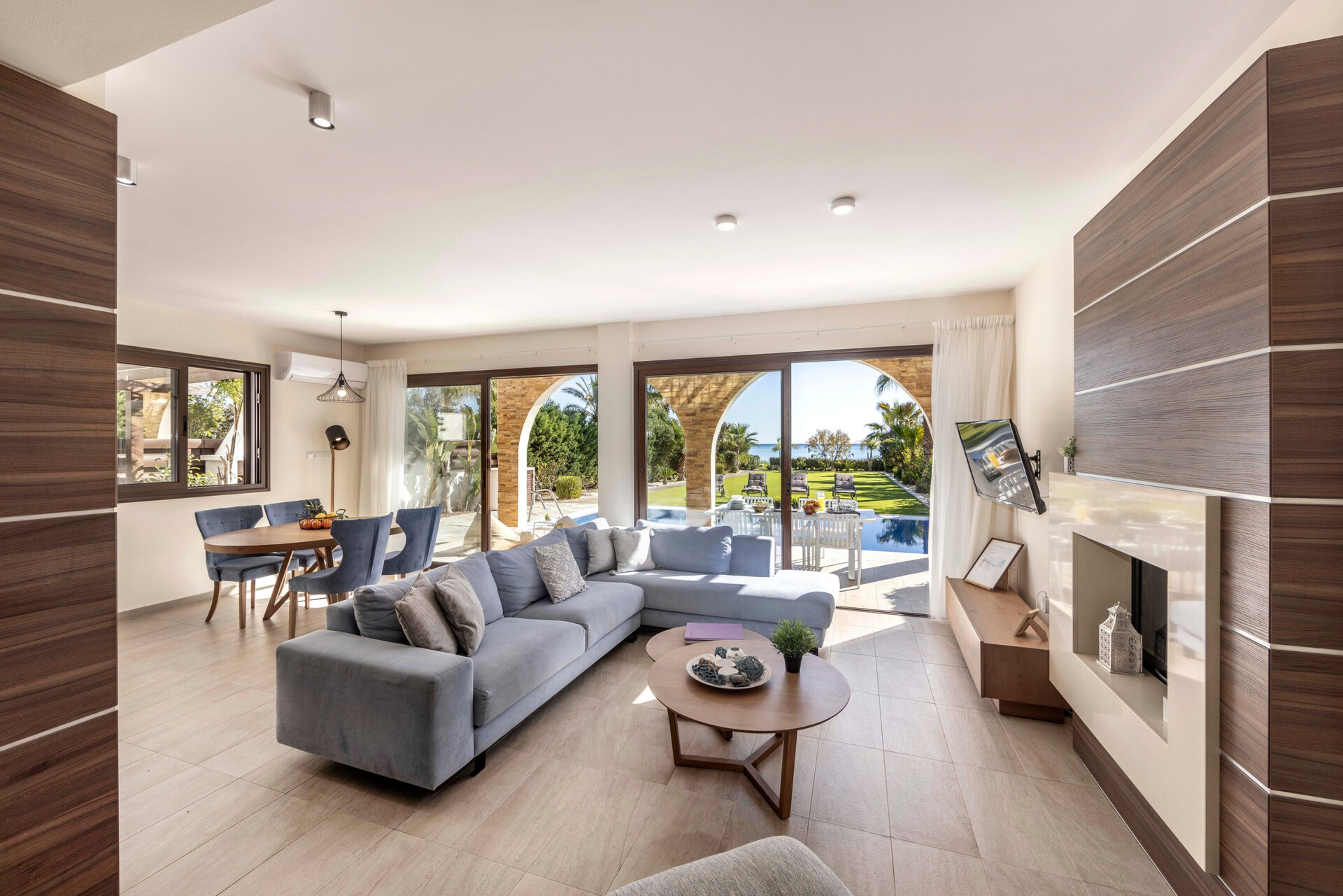 5 Star Villa Ayia Napa Ionion Seafront - Luxury Beachfront Escape