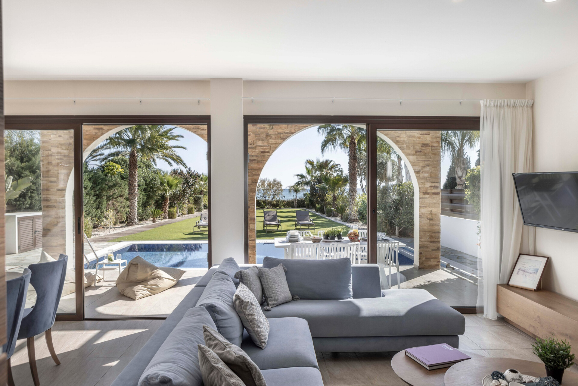 5 Star Villa Ayia Napa Ionion Seafront - Luxury Beachfront Escape