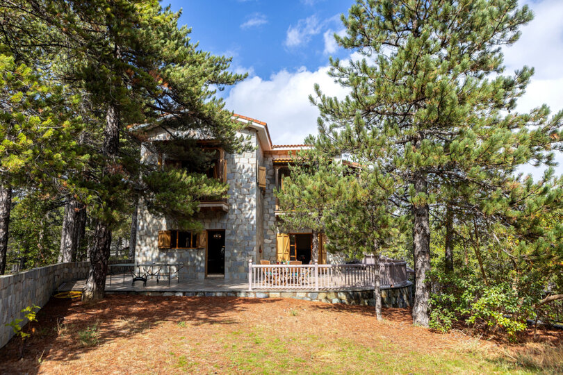 5 Star Villa Troodos Mature Pine Chalet - Forest Mountain Escape