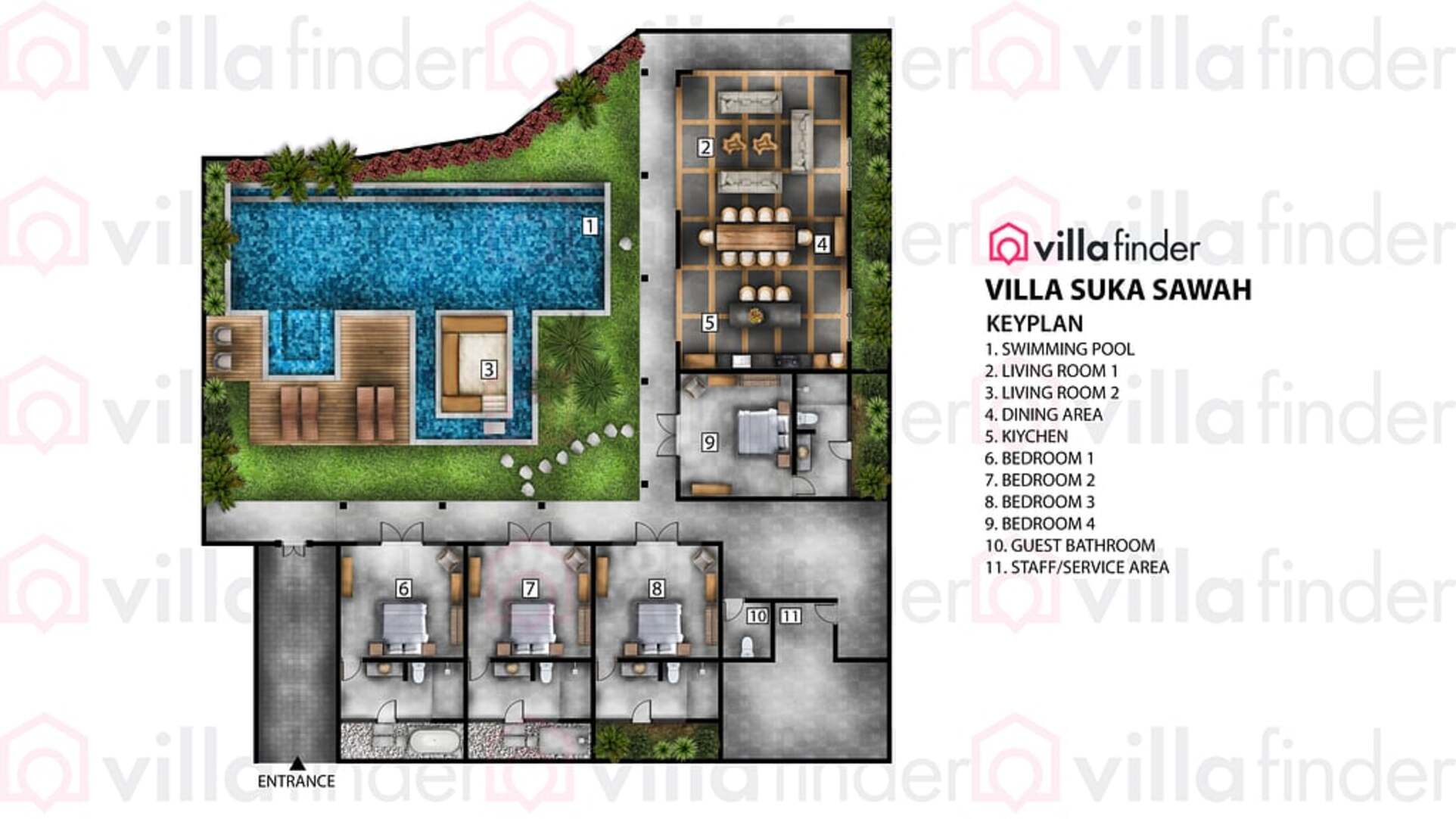 5 Star Villa Suka Sawah – Ricefield Serenity