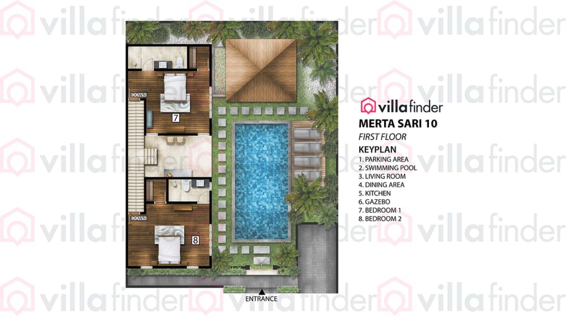 5 Star Villa Merta Sari 10 - Tropical Seminyak Retreat