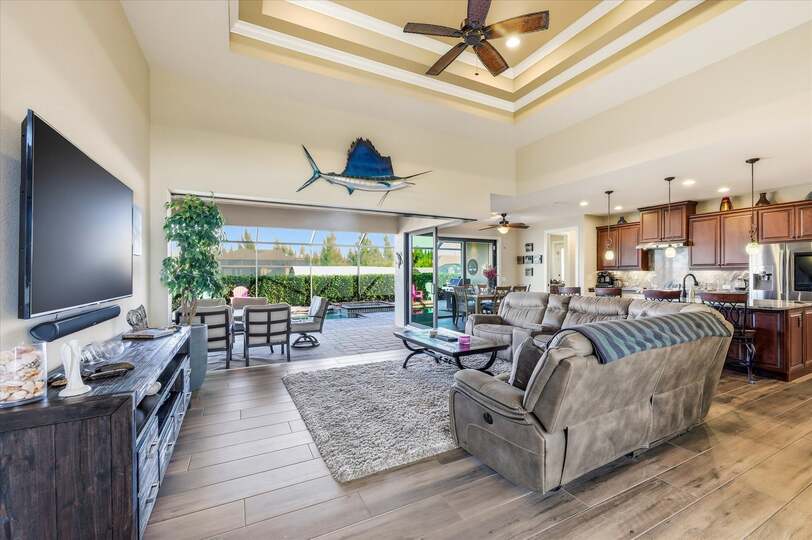 Gorgeous 3 bedroom, 2 bathroom waterfront home with private pool in South Gulf Cove