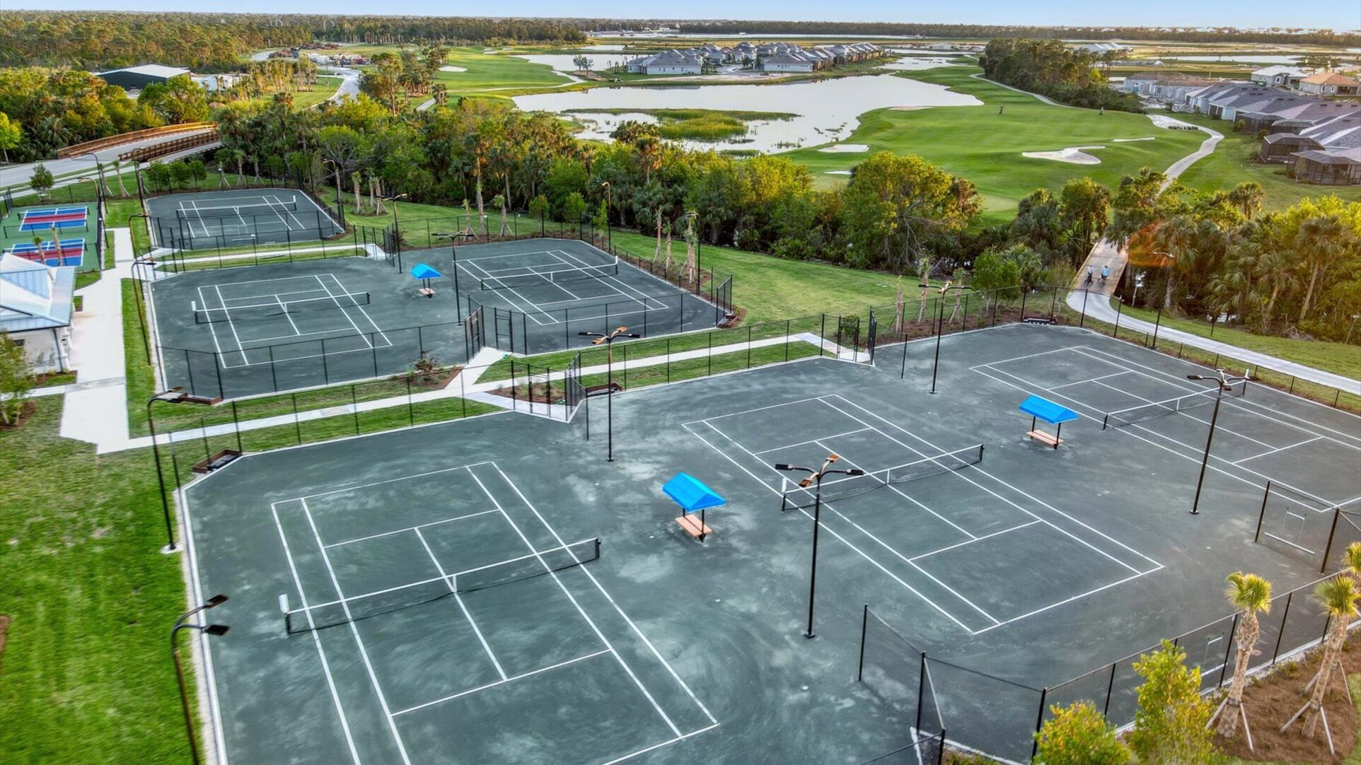 Heritage Landing clubhouse multiple sports courts