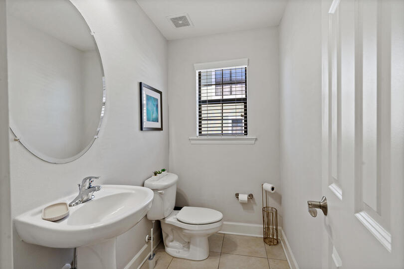 Half Bathroom 2nd floor