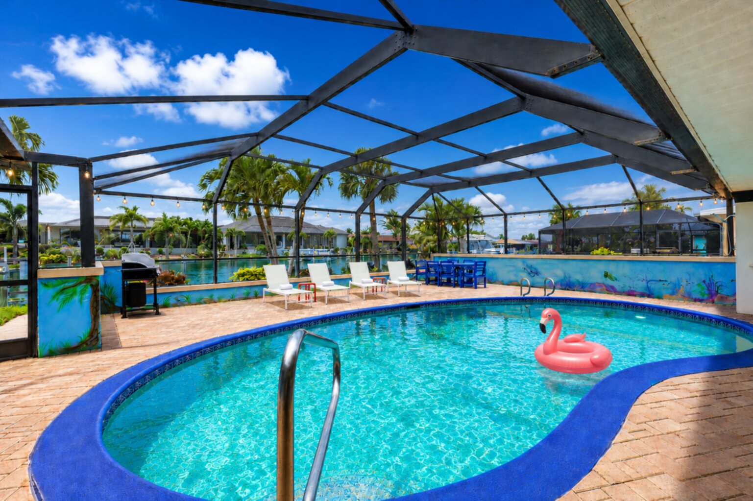 Beautiful 3 bedroom, 3 bathroom waterfront home with private pool in Punta Gorda, FL