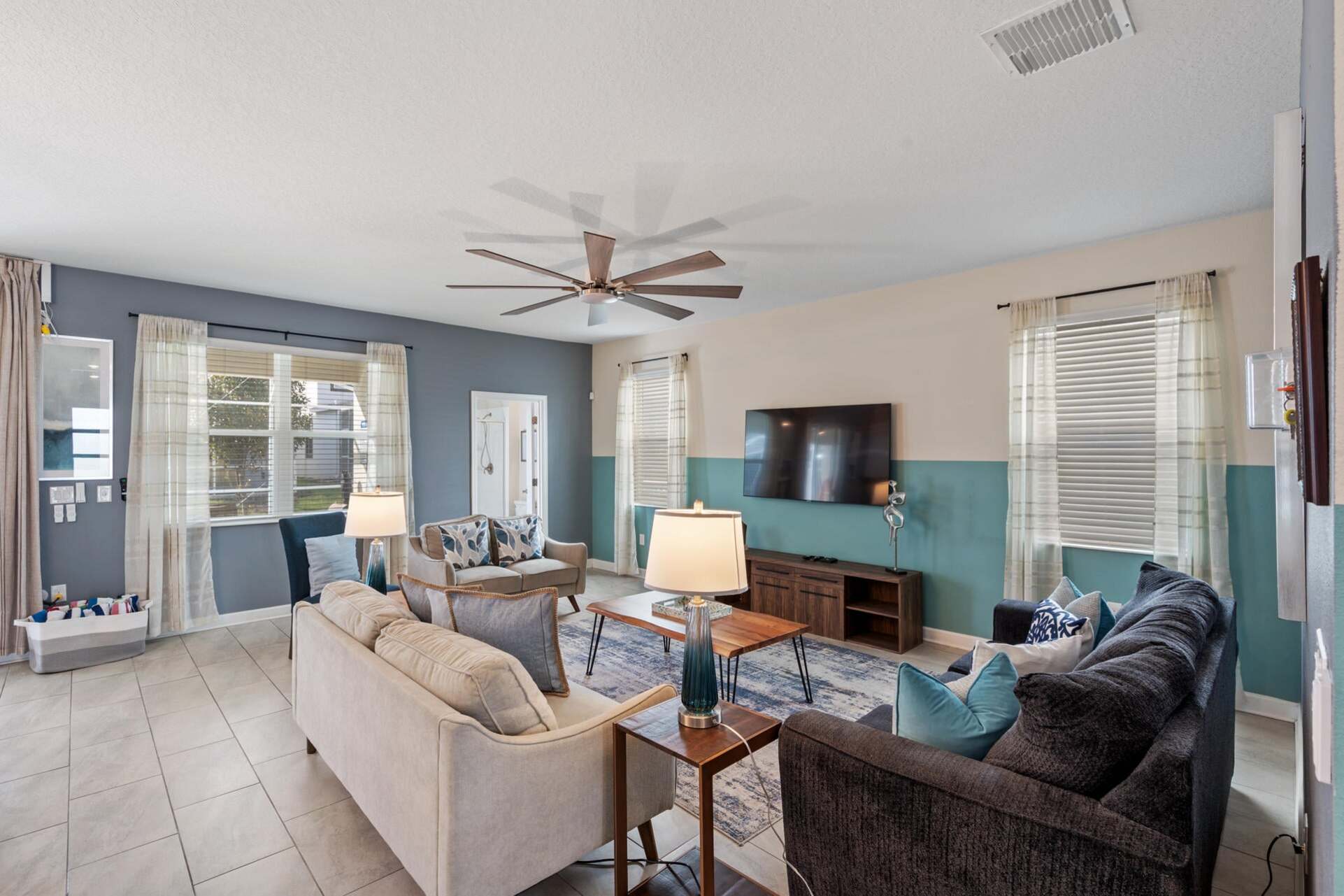 Living Room 65" Smart TV