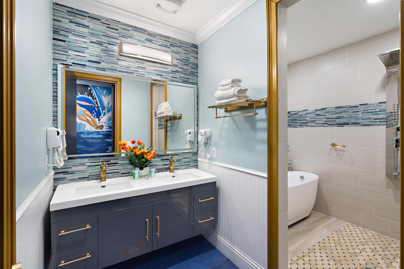 Jaws Bathroom 18 Tub & Rain Shower