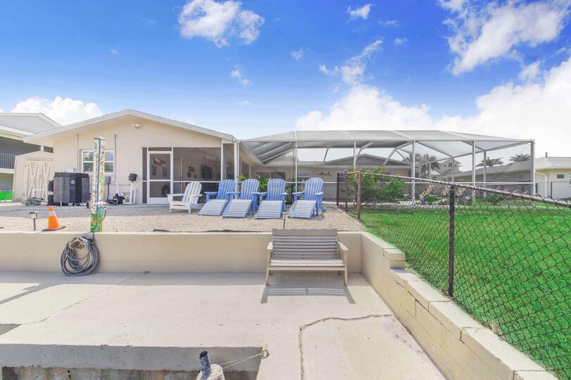Two large docks. Docks include BBQ grill and fish cleaning station. Dock 1: 22' x 6'. Dock 2: 47' x 4' (boat lift not for use)