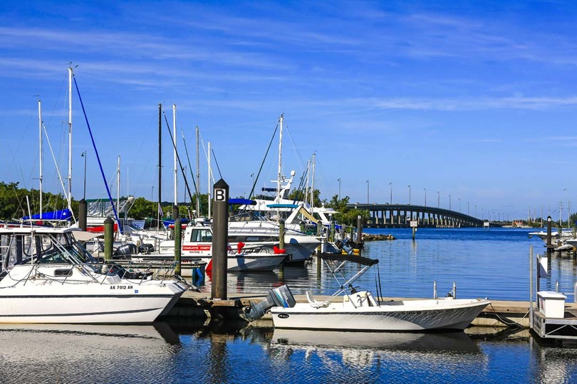 Don't forget the boat! Dock size: 14' x 4' with water supply