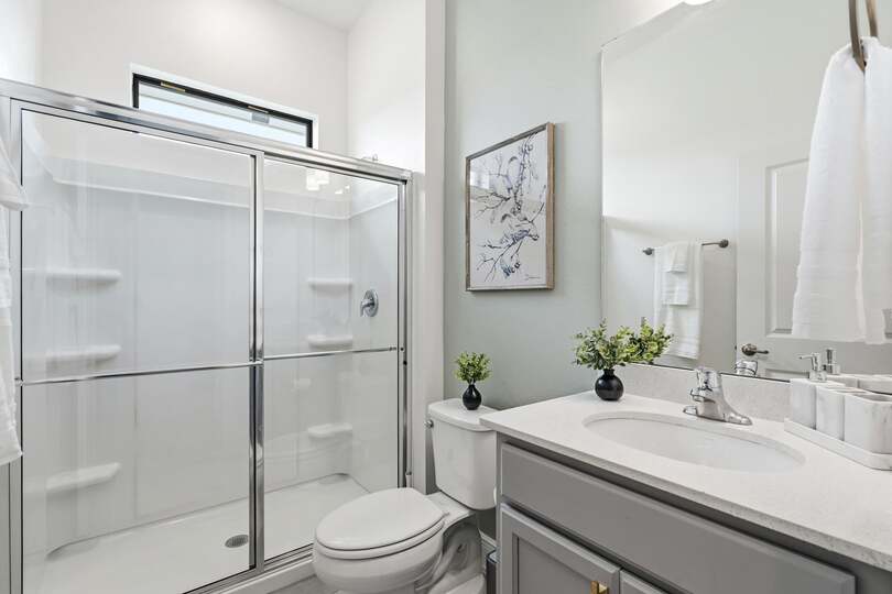 Hall Bathroom 2 Downstairs Shower